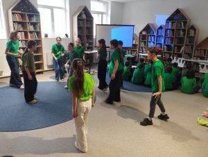 A diákok előadása