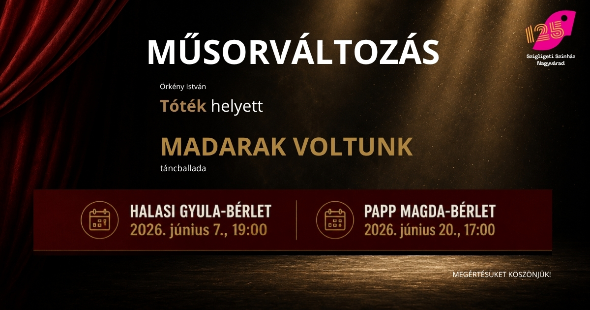Műsorváltozás