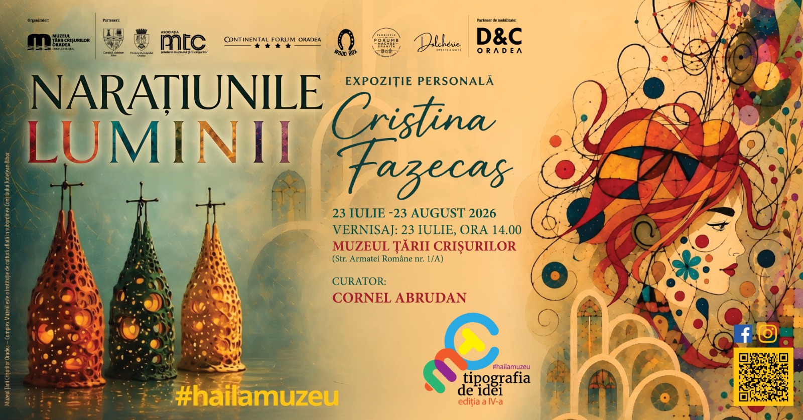 Afis expozitie Naratiunile luminii